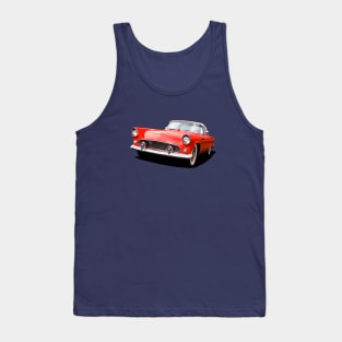 1956 Ford Thunderbird in red Tank Top